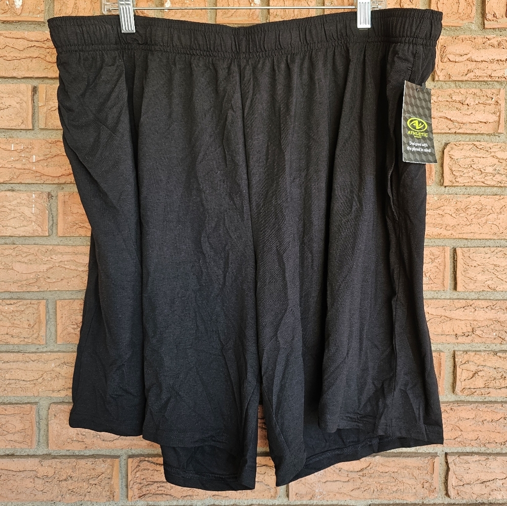Athletic Works Men's Tri Blend Active Shorts Size 2XL